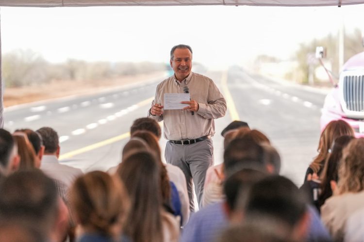 Entrega Toño Astiazarán primera etapa del Libramiento Norponiente de Hermosillo