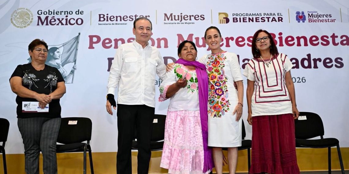 Sheinbaum y Durazo respaldan a más de 70 mil mujeres sonorenses con Pensión Bienestar, Madres de Cajeme reconocen su respaldo