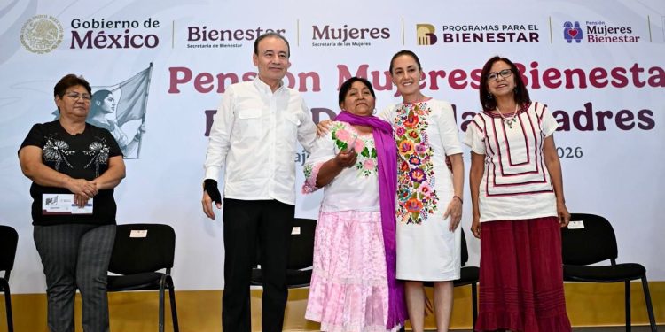 Sheinbaum y Durazo respaldan a más de 70 mil mujeres sonorenses con Pensión Bienestar, Madres de Cajeme reconocen su respaldo