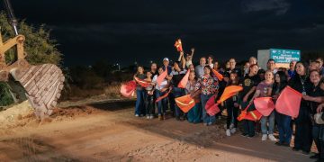 Arranca Toño Astiazarán pavimentación de la continuación del bulevar Quiroga al norponiente de Hermosillo