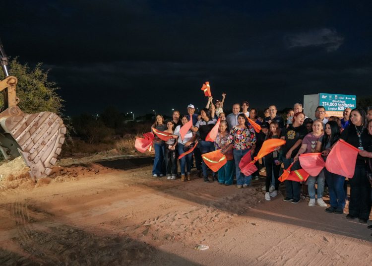 Arranca Toño Astiazarán pavimentación de la continuación del bulevar Quiroga al norponiente de Hermosillo