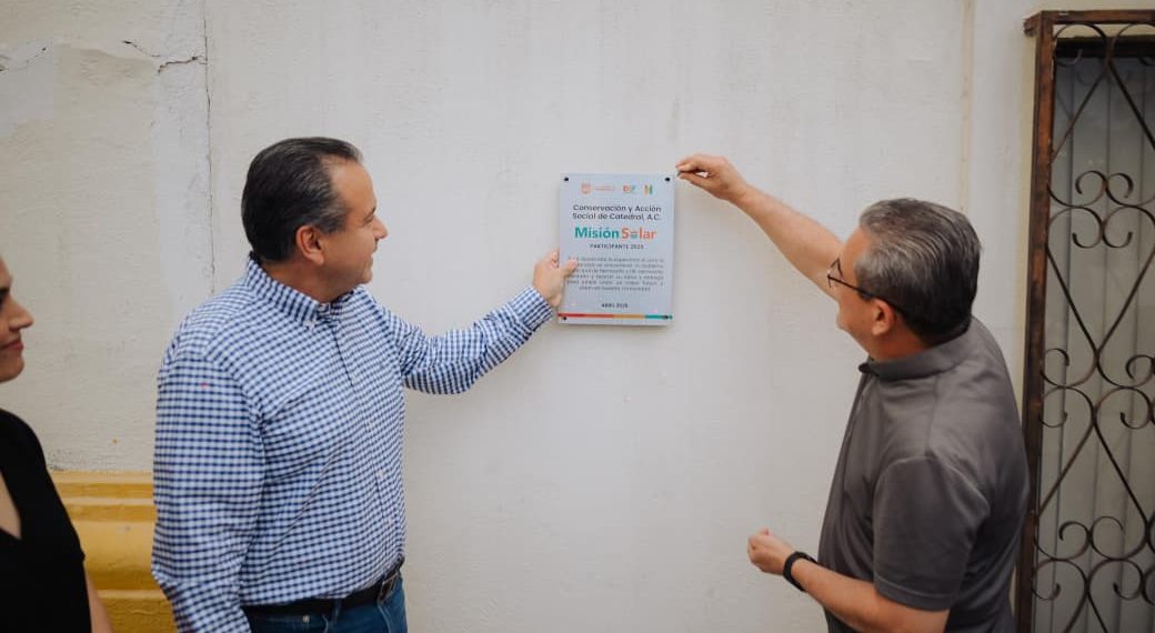 Apoyan Toño Astiazarán y Patty Ruibal a la Catedral de Hermosillo con Misión Solar