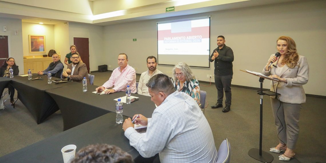 Socializa Congreso de Sonora reforma constitucional en materia electoral en Hermosillo y Nogales