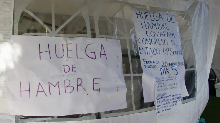 Denuncia abogado de Covafam presunto hostigamiento durante huelga de hambre