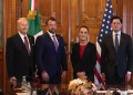 Sheinbaum reafirma colaboración bilateral en reunión con secretario de Seguridad de EU, Markwayne Mullin