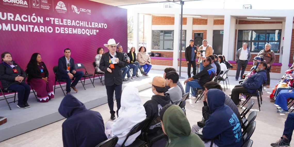 Fortalece Gobernador Durazo acceso a preparatoria con nuevos planteles y más espacios en Sonora