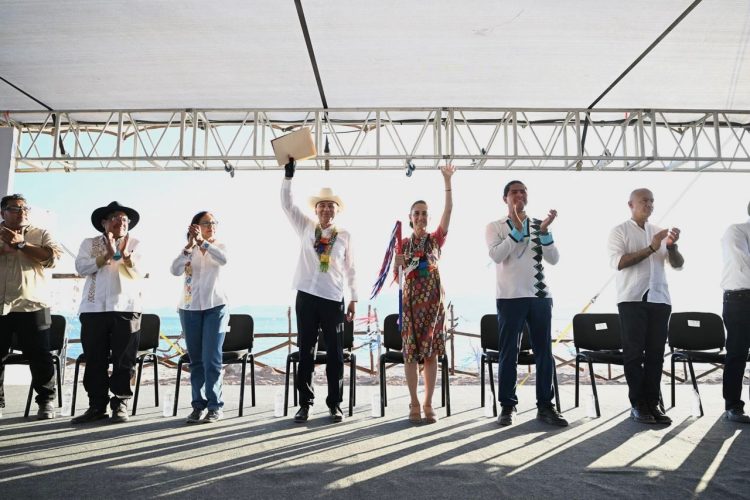 Gobernador Durazo y Presidenta Sheinbaum garantizan agua permanente por primera vez en comunidades Seris