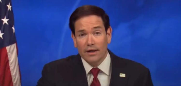 Rubio culpa al gobierno cubano de carencias a su población y escala narrativa injerecista