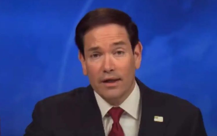 Rubio culpa al gobierno cubano de carencias a su población y escala narrativa injerecista