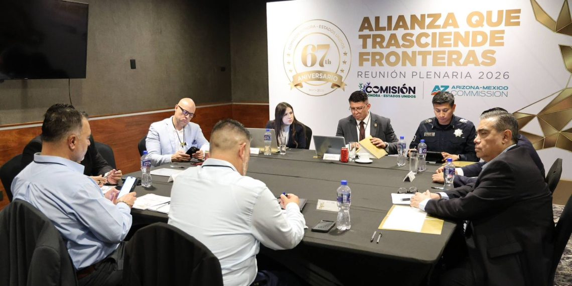 Refuerza Gobernador Durazo cooperación binacional con Plenaria de la Comisión Sonora-Estados Unidos