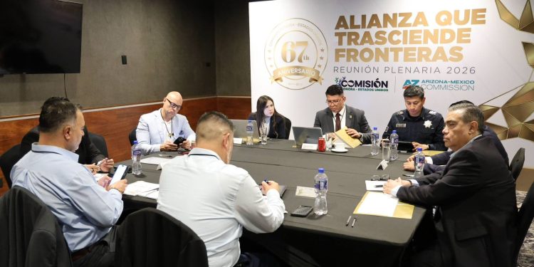 Refuerza Gobernador Durazo cooperación binacional con Plenaria de la Comisión Sonora-Estados Unidos