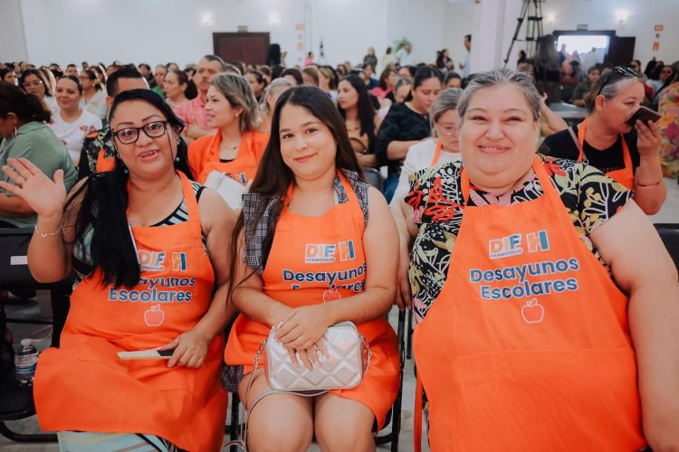 Destacan Toño Astiazarán y Patty Ruibal labor de mamás voluntarias en programa Desayunos Escolares en Hermosillo