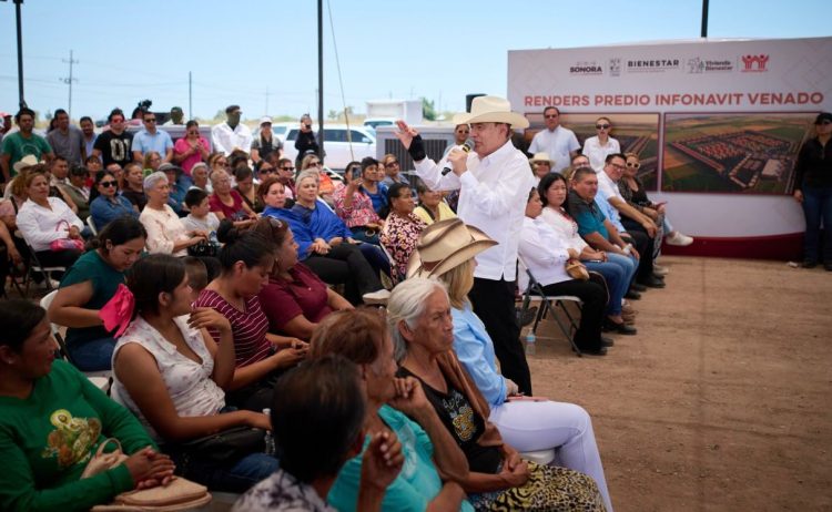 Supervisa Durazo construcción de Viviendas del Bienestar en Navojoa; entregará 20 mil hogares antes de finalizar su sexenio
