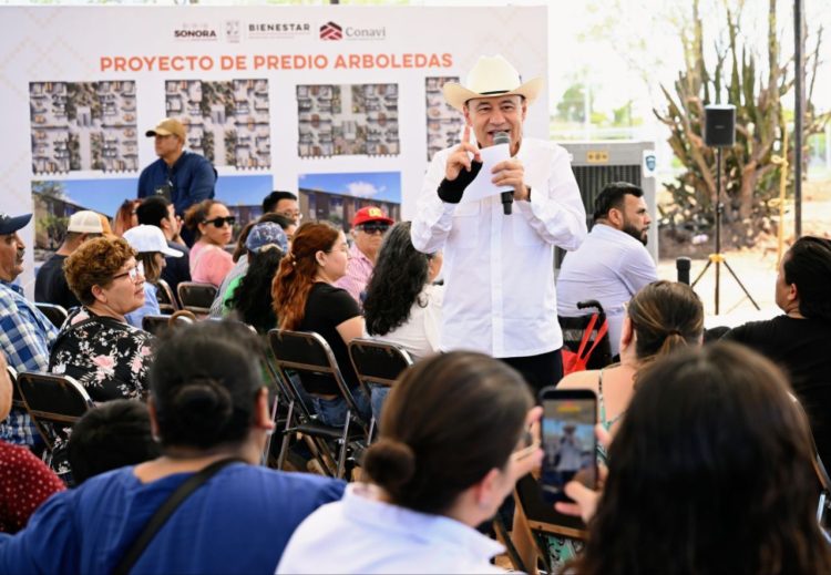 Arranca Durazo construcción de 2 mil 400 casas en Hermosillo; Sonora es primer lugar en viviendas del Bienestar