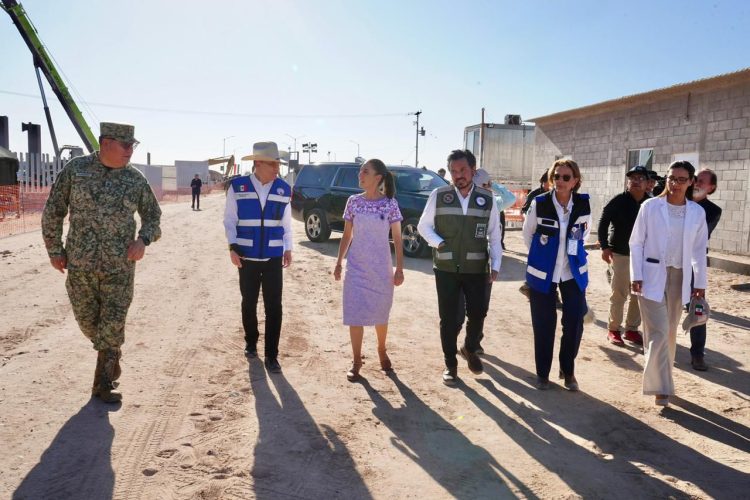 Supervisan Durazo y Sheinbaum nuevo Hospital del IMSS en SLRC; beneficiará a 128 mil personas