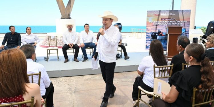 Respalda Gobernador Durazo a más de 3 mil familias del sector pesquero con equipo renovado