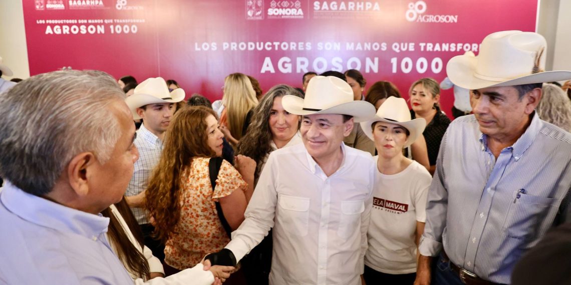 Durazo refuerza apoyo al campo con más de 144 millones en créditos y anuncia que duplicará recurso a productores