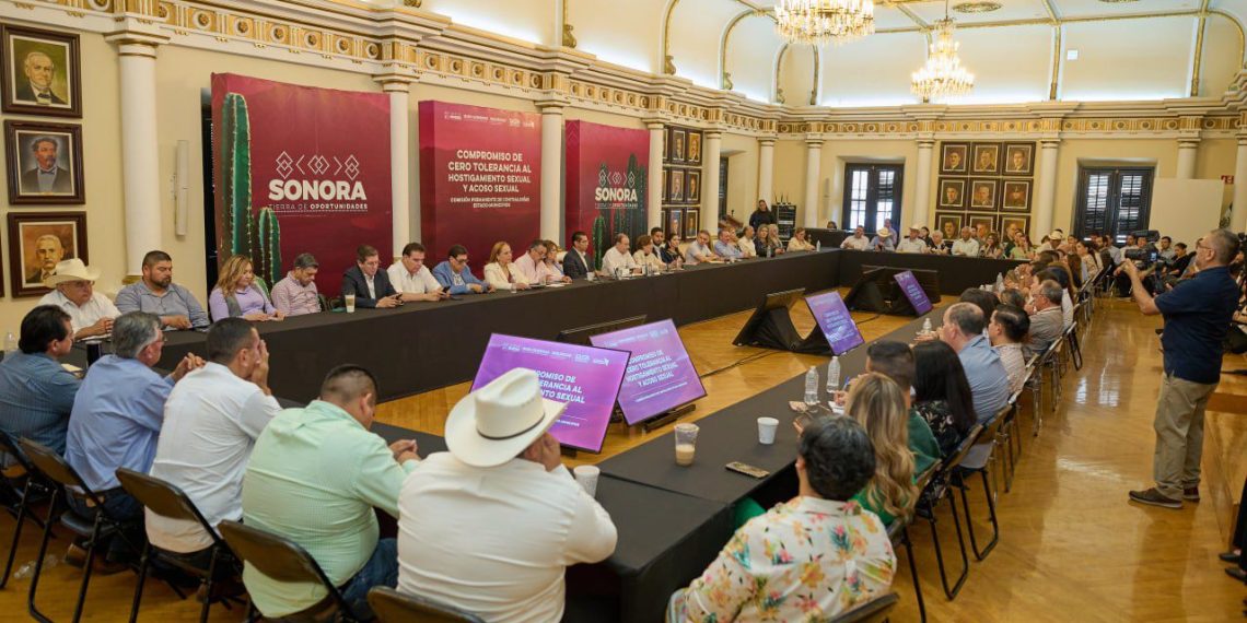 Crea Gobernador Durazo mecanismo de cero tolerancia al hostigamiento y acoso sexual laboral