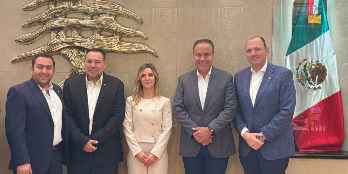 Promueve Toño Astiazarán oportunidades de inversión e intercambio comercial y cultural con comunidad Libanesa