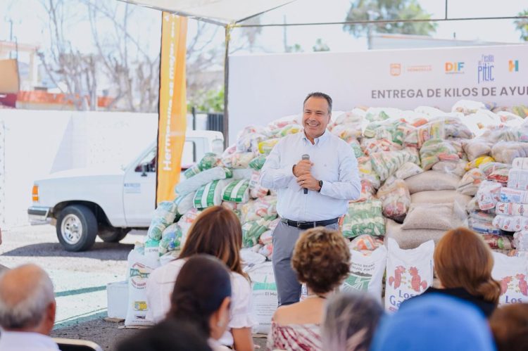 Beneficia Toño Astiazarán a 61 asociaciones altruistas con más de 6 toneladas de alimentos donados en las Fiestas del Pitic 2026