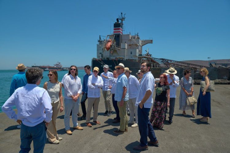 Gobernador Durazo refuerza alianza estratégica con Unión Europea; embajadores visitan Puerto de Guaymas