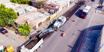 Avanza recarpeteo en la calle Monteverde y otras vialidades para beneficio de las y los ciudadanos: Toño Astiazarán