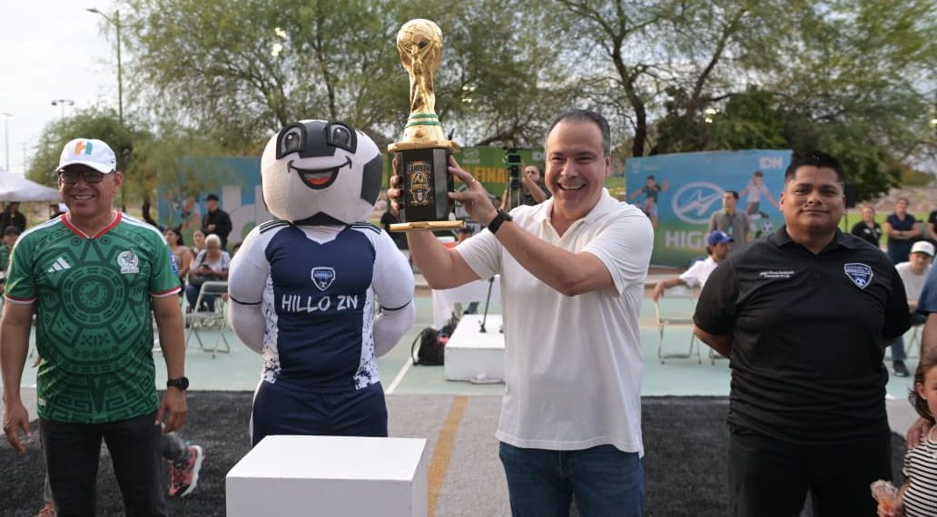 Celebra Toño Astiazarán exitoso cierre del torneo de futbol “El Mundialito H”