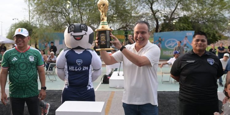 Celebra Toño Astiazarán exitoso cierre del torneo de futbol “El Mundialito H”