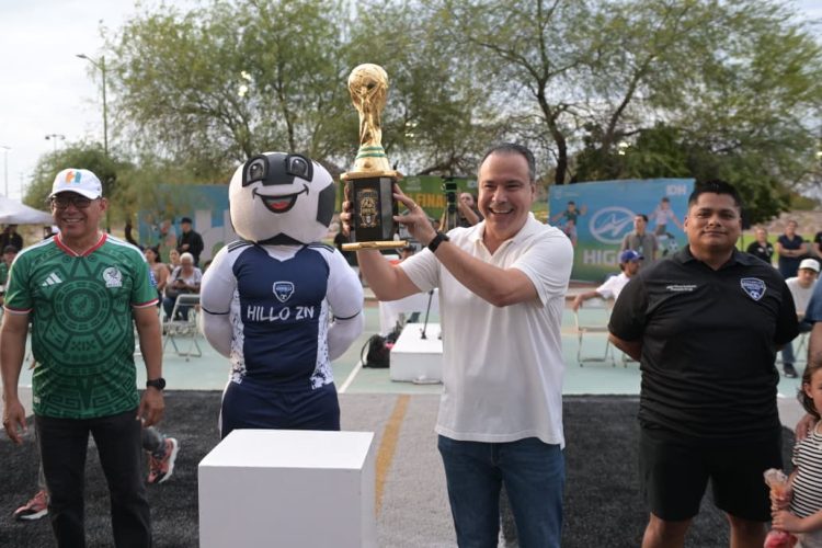 Celebra Toño Astiazarán exitoso cierre del torneo de futbol “El Mundialito H”