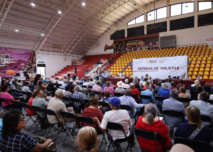 Entrega Octavio Almada más de 300 tarjetas Bienestar en Nogales y llama a registrarse en el Servicio Universal de Salud