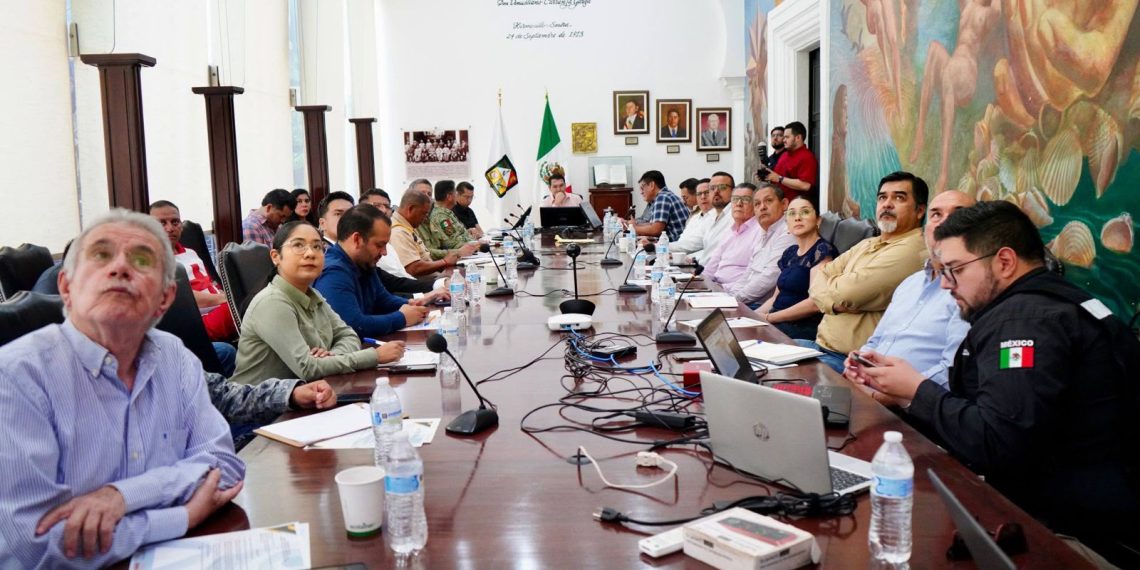 Refuerza Gobernador Durazo medidas preventivas ante lluvias con instalación del Comité de Operación de Emergencias (COE)