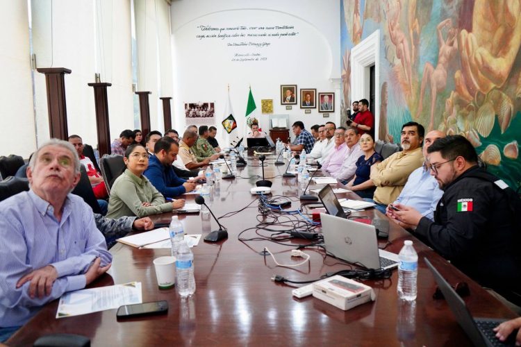 Refuerza Gobernador Durazo medidas preventivas ante lluvias con instalación del Comité de Operación de Emergencias (COE)