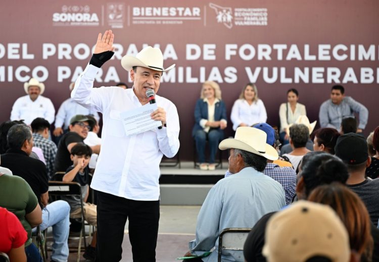 Cumple Durazo compromiso de apoyar a 16 mil familias vulnerables de Sonora