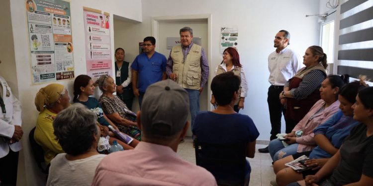 Desde la comunidad de Las Bocas, en el municipio de Huatabampo, acompañamos a las familias durante la asamblea del programa La Clínica Es Nuestra del IMSS-Bienestar.