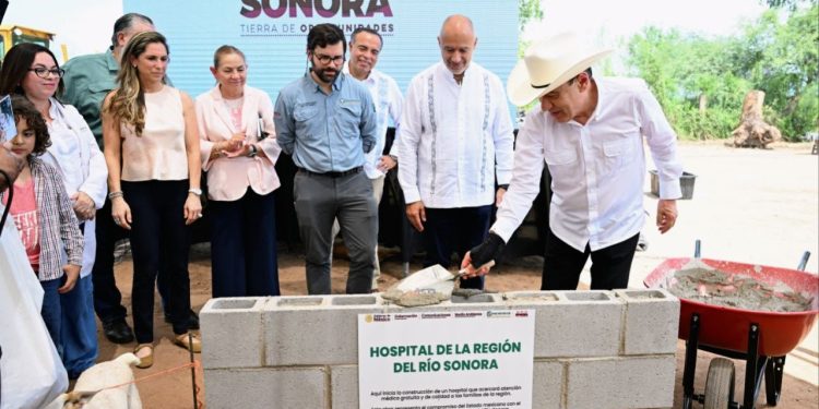 Gobernador Durazo y Presidenta Sheinbaum hacen justicia al Río Sonora con inicio del Hospital Regional en Ures