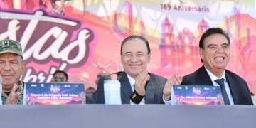 Con resultados en seguridad e inversión de mil millones, Durazo y Sheinbaum transforman Caborca