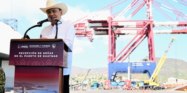 Con la expansión del Puerto de Guaymas, Gobernador Durazo inicia nueva era para el comercio exterior del noroeste