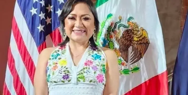 La curul vacía de la senadora plurinominal migrante Karina Isabel Ruiz Ruiz