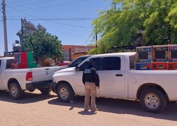 Asegura FGJES y SEMAR máquinas tragamonedas en el Golfo de Santa Clara