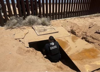 Localizan túnel clandestino por debajo de muro fronterizo en SLRC