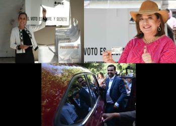 Así votaron Sheinbaum, Xóchitl Gálvez y Álvarez Máynez en elecciones 2024