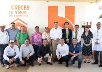 Inaugura Toño Astiazarán Casa de Salud en ejido El Carmen rehabilitada con apoyo del gobierno de Japón