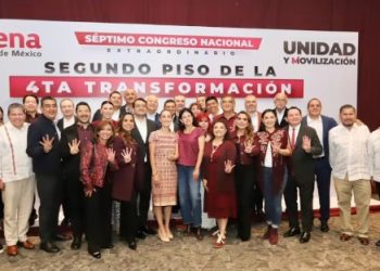 Morena realiza su VII Congreso Nacional Extraordinario para elegir nuevos cargos (Video)