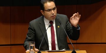 Senador Heriberto Aguilar se pronuncia a favor de las reformas al Poder Judicial en sesión del pleno del Senado