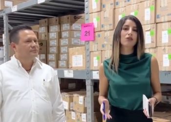 Visita Gobierno del Estado bodega de medicamentos del Instituto, para supervisar sus procesos