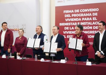 Diputados instalan la Comisión de Vivienda y atestiguan firma de convenio entre el Gobierno de Sonora y el Infonavit