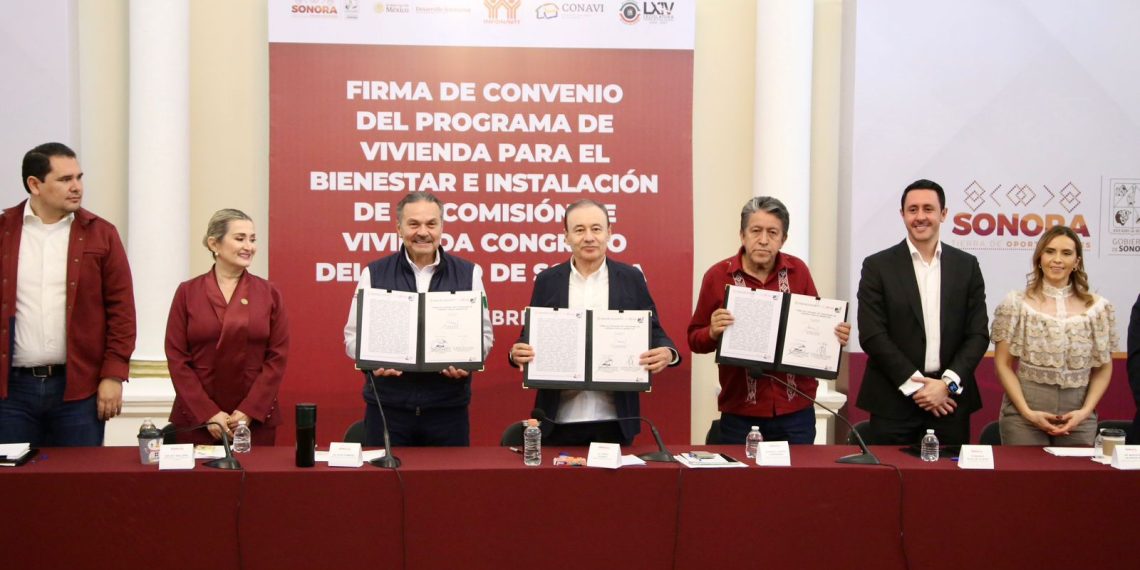 Gobernador Durazo encabeza plan nacional de vivienda con 33 mil 800 casas para sonorenses