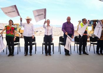 Presidenta Sheinbaum y Gobernador Durazo encabezaron el inicio de la construcción de la carretera Bavispe-Nuevas Casas Crandes en Sonora