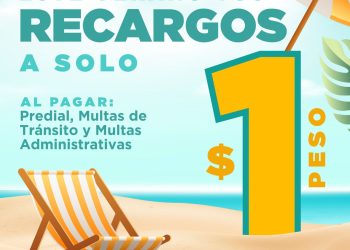 Anuncia Tesorería Municipal de Hermosillo programa de descuentos “En verano tus recargos a solo 1 peso” en julio