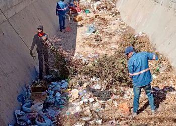 Presenta Servicios Públicos Municipales 90 por ciento de avance en limpieza de canales y arroyos